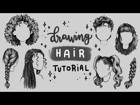 How To Draw Hair | Tutorial