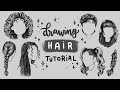 Comment dessiner des cheveux  didacticiel