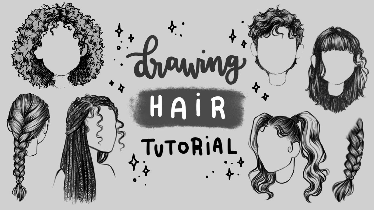 Tutorial de Cabelo #tutorial #comodesenhar #cabelo #hair #sketch