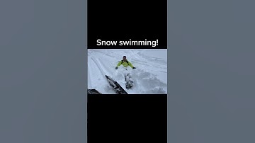 I’m stuck Snowmobiling🤦‍♂️#shorts #skidoo #polaris #snowmobile #fail #turbo #boondocking #sledding￼