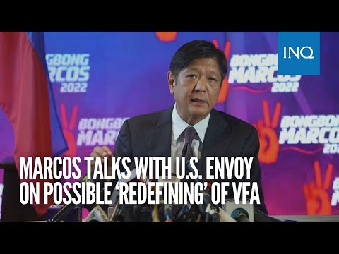 Marcos talks with US envoy on possible ‘redefining’ of VFA