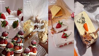 Tiktok Aesthetic Dessert, Cookie, and Cake Recipe | Aesthetic Recipe | Pinterest Food Recipe