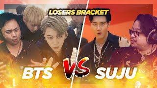 Losers Round 1: SUPER JUNIOR 'Lo Siento vs BTS 'Blood Sweat & Tears' Official MV Review & Reaction.