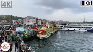 Пешеходная экскурсия по Эминёню и Сиркечи, Стамбул | 4К HDR