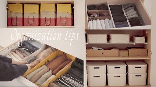 Tips for storing and organizing closets / Tips for using recyclables / Zero waste