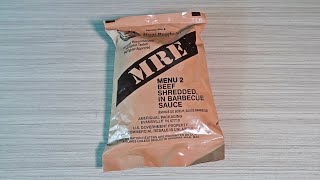 Tasting 2018 US Military MRE Menu #2 (Meal Ready to Eat)