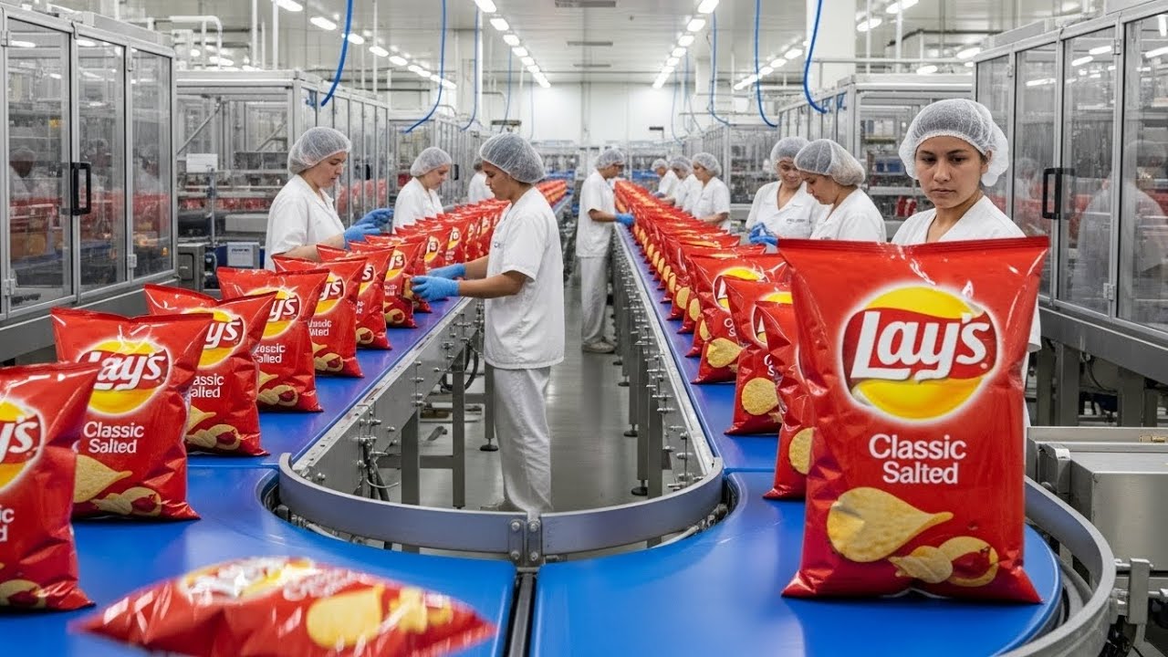 How Lay’s Chips Are Made in a Modern Factory | Full Production Process