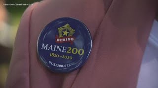 Flag ceremonies for Maine's bicentennial