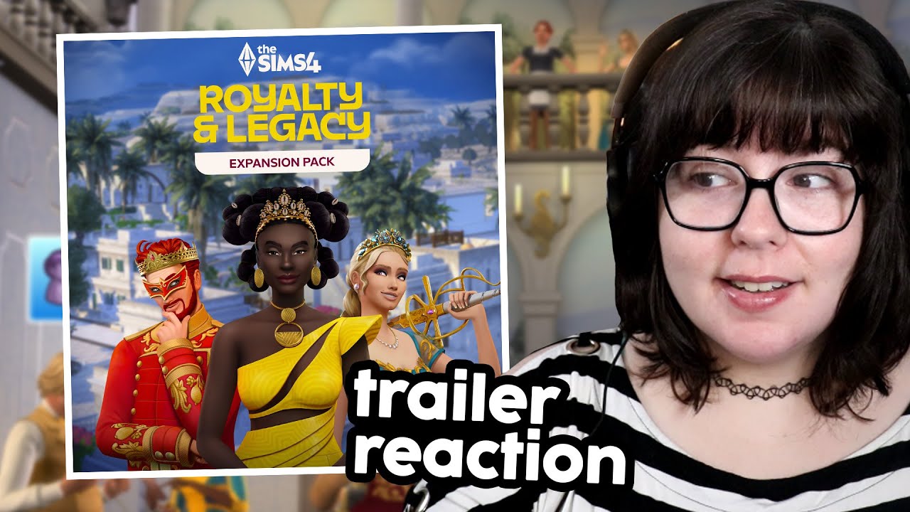 ROYALTY EXPANSION PACK?! 👑 // The Sims 4 Royalty & Legacy Trailer Reaction
