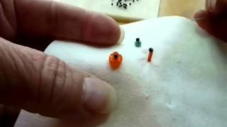 Beading Lesson: Stop Stitch and Removing