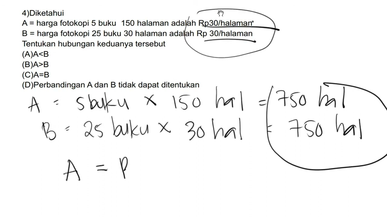 Latihan Soal Ujian Mandiri Penmaba UNJ 2025 - TPS Matematika Part 1