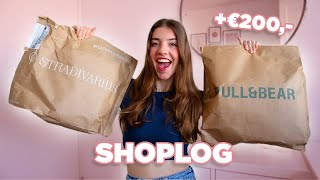 SHOPLOG PULL AND BEAR & STRADIVARIUS +€200,- 🛍😍 ☆ Zenne Bakens