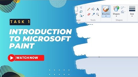 Introduction to MS Paint | Task 1 | Lab activity | ComputerLab