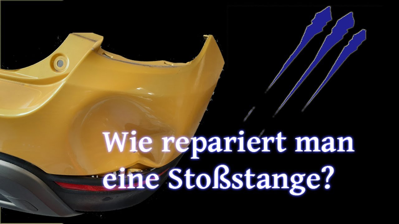 Stoßstange reparieren/ ausbeulen - Tutorial 