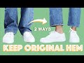 How to Hem Jeans with the Original Hem - Euro Hem Tutorial | LYDIA NAOMI