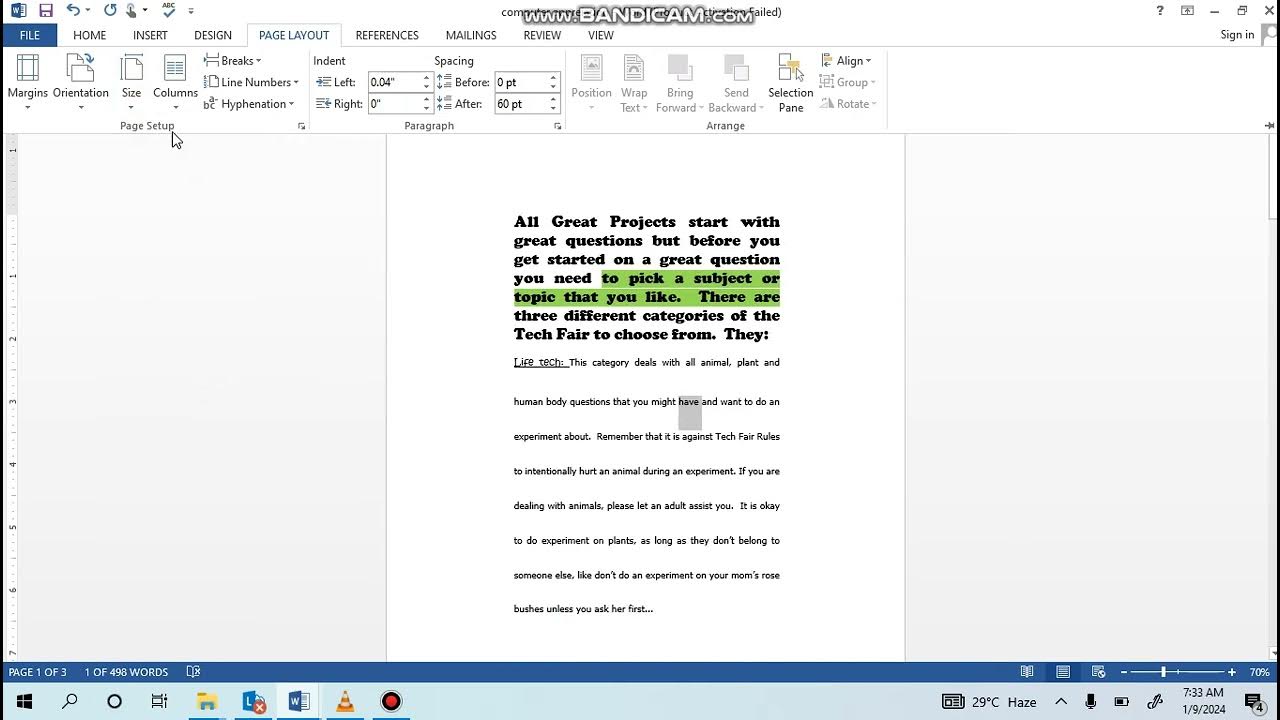 MS WORD LESSON 6 - YouTube