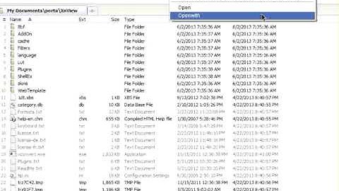 XYplorer-Tutorial - Using MenuProducer - 2 (program open)