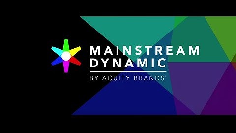 Mainstream Dynamic Lighting Solutions by Acuity Brands