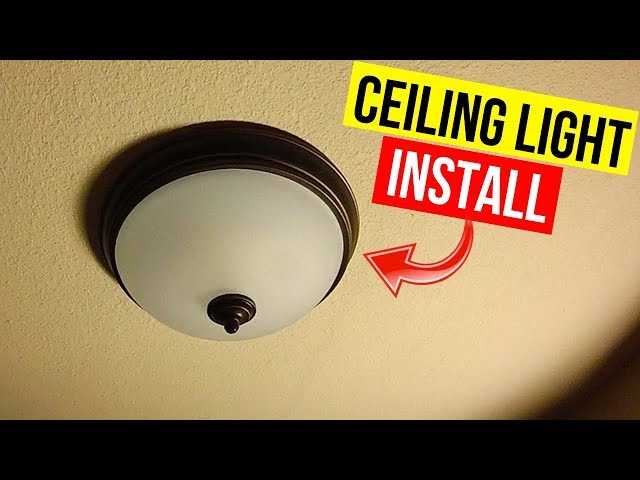 How To Install Ceiling Mount Light Fixture Jonny Diy You To Install Ceiling Mount Light Fixture, How To Add A Light Fixture In Ceiling