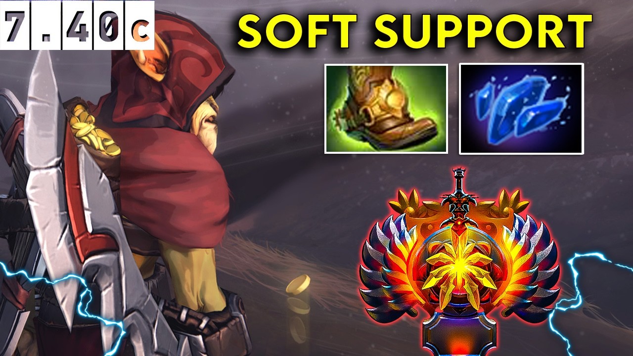 Bounty Hunter Immortal Soft Support - Dota 2 Patch 7.40c Pro Pub Gameplay