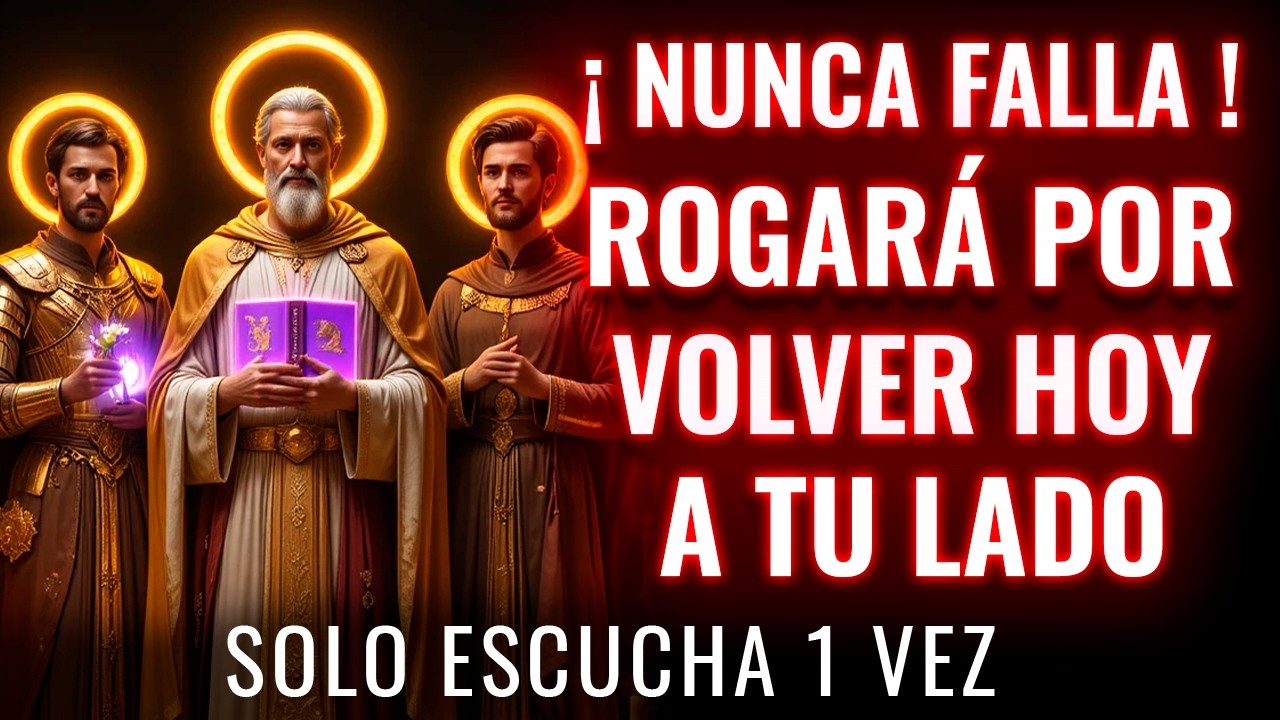 💖 ORACIÓN DEL DESESPERO y DOMINIO a San Cipriano para que TE BUSQUE desesperado HOY