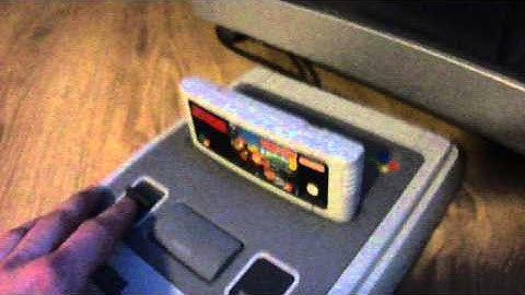 SNES Donkey Kong Country 3 Dixie Kongs Double Trouble intro + system