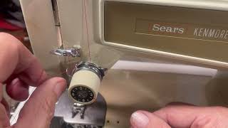 THREAD YOUR KENMORE CORRECTLY-158 FRONT LOAD 15 CLASS BOBBIN-MY FAVORITE (video 597) video list @505