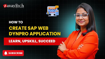 How to Create SAP Web Dynpro Application | ZaranTech