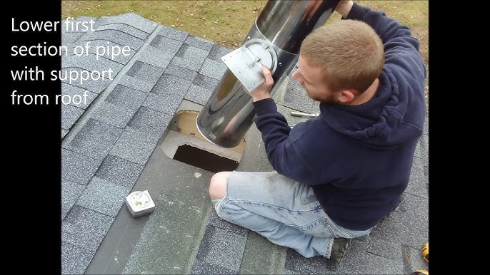 Chimney Pipe Installation for Wood Stove Through a Flat Ceiling : 8 Steps  (with Pictures) - Instructables