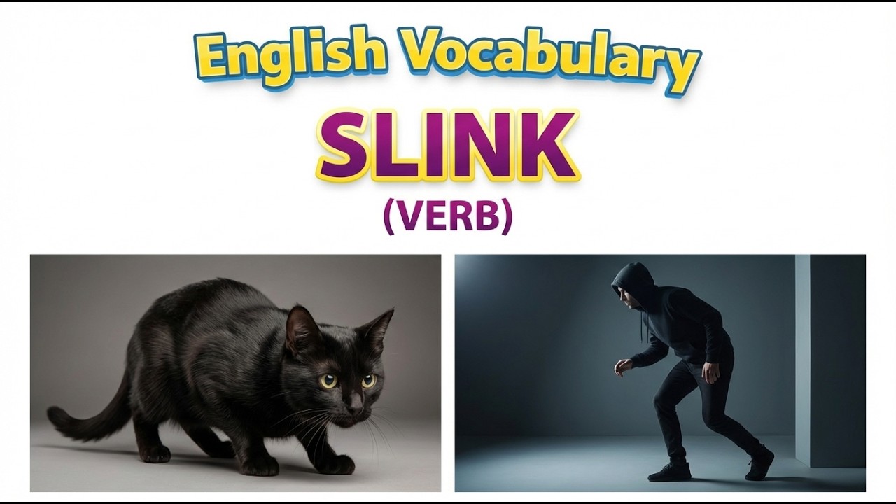 Using Slink 2479) Slink – Word Meaning, word use, Synonyms & Antonyms | English ...