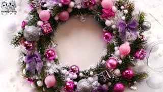 ★ НОВОГОДНИЙ РОЖДЕСТВЕНСКИЙ ВЕНОК своими руками ! Christmas wreath (do it yourself)