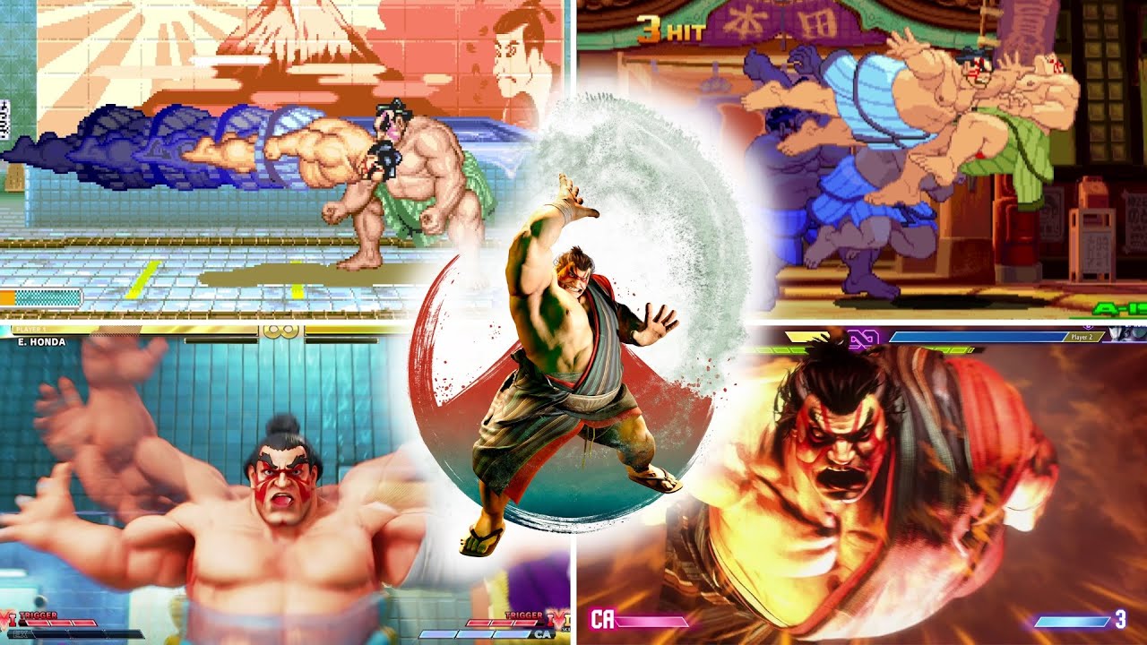 Evolution of E. Honda Super Moves (1994-2024)