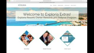 Exploria Extras: How to log-in to the Exploria Resorts Owner Portal -  YouTube