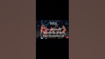 I’m hosting an editing comp!!!! (pause to read) II #competition #dancemoms