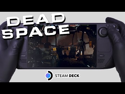 Steam Deck Gameplay | Dead Space 2023 | Steam OS | Filmed at 4K 60FPS