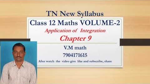 12th maths volume 2  Unit 9