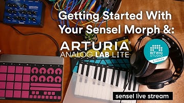 Get Started With Bundled Software And The Sensel Morph: Bitwig 8-Track and Arturia Analog Lab Lite