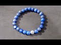 Tuto bracelet lastique multibrins en lapis lazuli et comment reconnaitre cette pierre