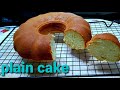 How to make a plain cake recipe