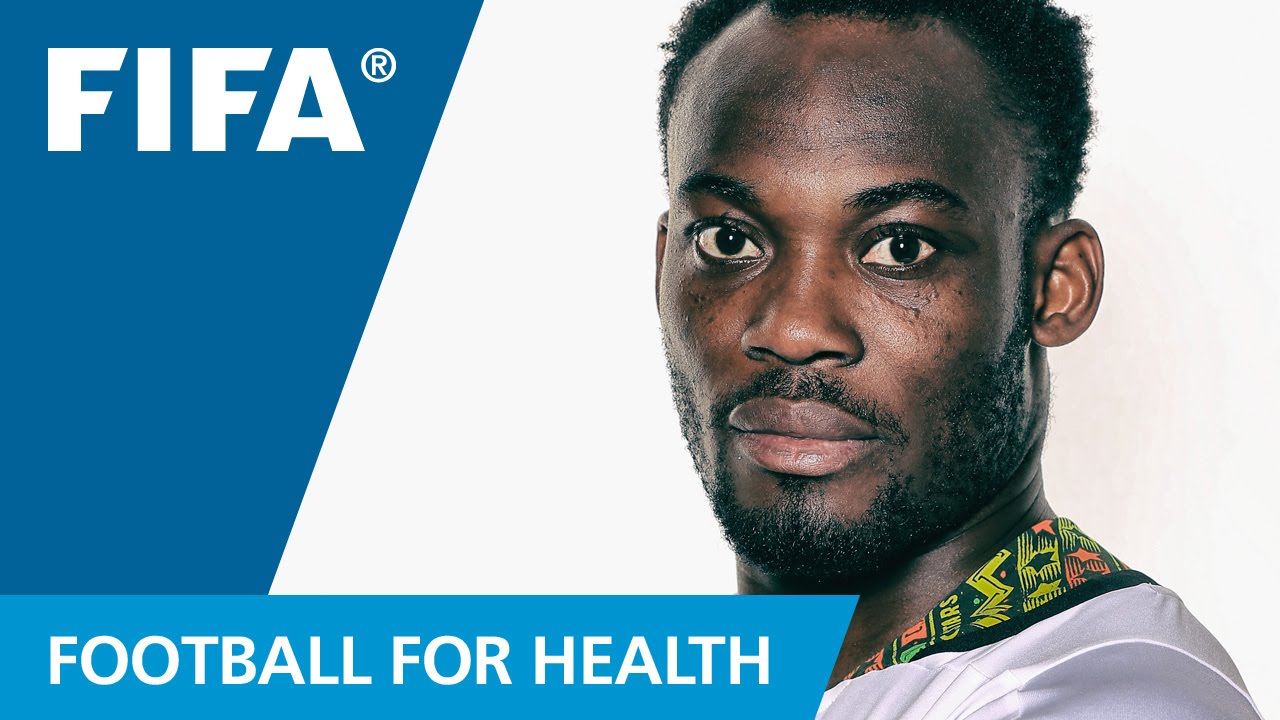 Michael Essien for health - YouTube
