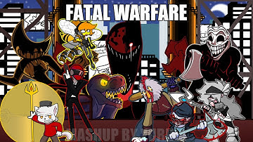 FNF Mashup: Fatal Warfare [Last Reel x Bee ware x Ballistic HQ x Fatality & MORE! ] Mashup by YURIHA