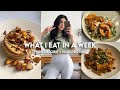 WHAT I EAT IN A WEEK FOR GAINS - Why I&#39;m no longer vegan - High Protein, High calorie