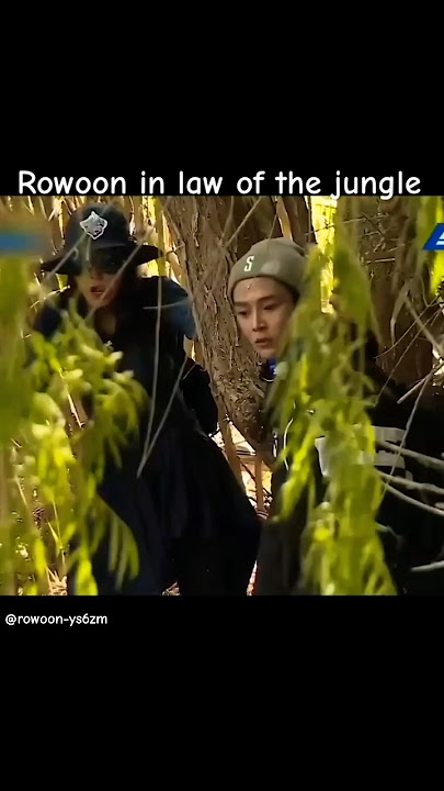 LAW OF THE JUNGLE : Rowoon's Survival Skills #viral #rowoon