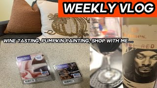 Vlog #4: Weekly Vlog | Home decor shopping| Trying 19 Crimes wine | Grocery Haul