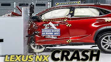 2015 Lexus NX CRASH TEST IIHS Small Overlap [GOOD]