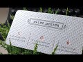 Make letterpress business cards using magnesium printing plates.고급스러운 레터프레스 명함 만들기.