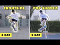 Thử thách tập POP SHOVE IT và FRONTSIDE 180 | Lưu ý cho người tập chơi ván trượt | Chô Cô Piece