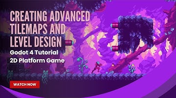 Membuat Tilemap dan Desain Level Lanjutan - Tutorial Godot 4 - Bagian 10 - Game Platform 2D