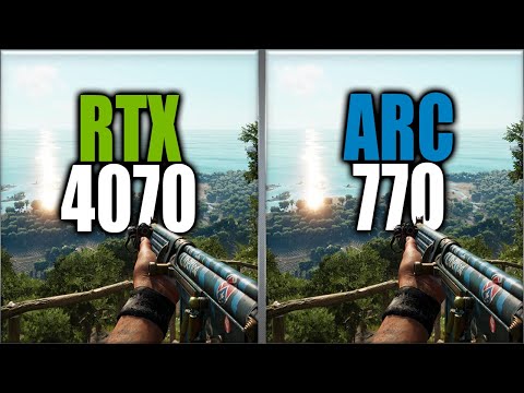 RTX 4070 vs ARC 770 Benchmarks
