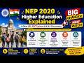 NEP 2020 Higher Education Explained | 4-Year UG, ABC System & M.Phil Discontinued I PART - 6